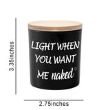 Gifts For Him Men Funny Unique Anniversary Valentines Day Christmas Birthday Romantic Gag White Elephant Gifts For Boyfriend Husband Men Adults Stocking Stuffers Sandalwood Scented Soy Candle