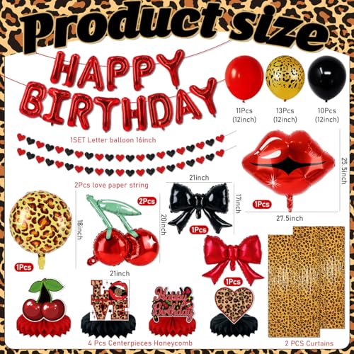 Cheetah Print Birthday Decorations Leopard Party Decorations