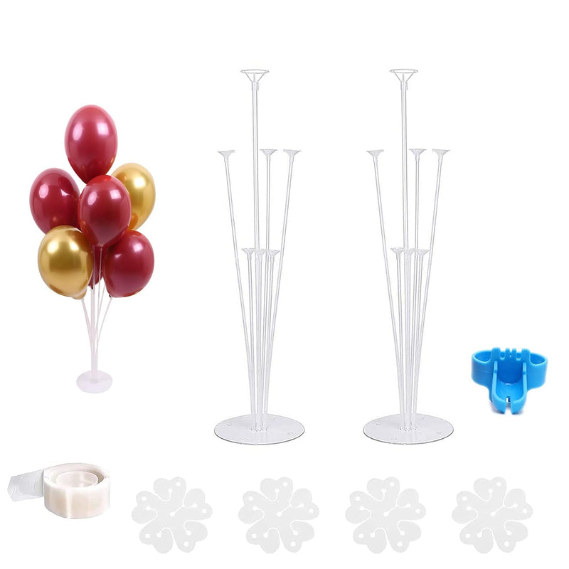 2 Sets Of Balloon Stand Kits 28'' Balloon Arch Kit With Base, Reusable