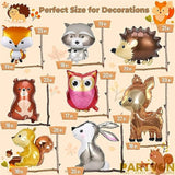 13pcs Woodland Animal Balloons Forest Foil Balloons for Baby Shower Birthday Party Decor