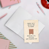 Funny Valentines Day Card For Boyfriend Girlfriend, Happy Valentine’S Day Card Gift, Sweet Love Card For Him Her, Someday You Will Find This Card In A Drawer