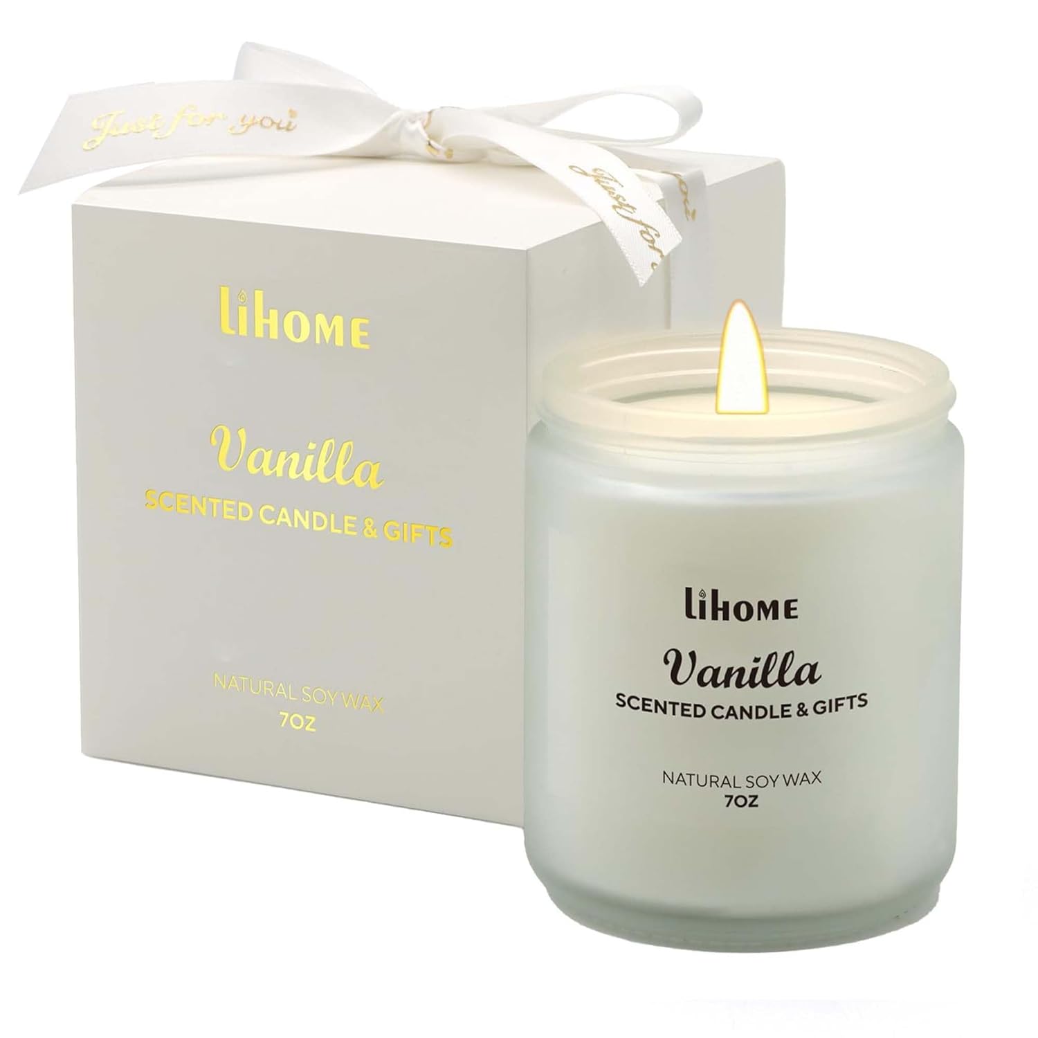 Candles Gifts For Women - Scented Candles, Natural Soy Wax Candles For Home Scented Perfect For Christmas, Birthday, Mother'S Day, Vanilla Candle