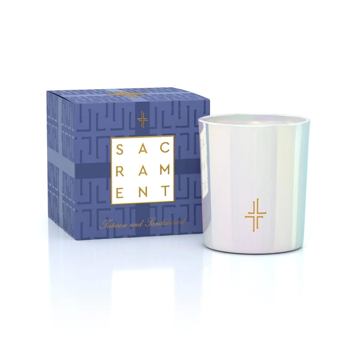 X Ali Landry Sacrament Scented Candle - Tuberose & Sandalwood Soy Coconut Aromatherapy Candle - Long-Lasting 80-Hour Burn Time - Decorative, Relaxing, Fragrant Home Decor & Gift