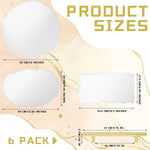 3Pcs Resin Tray Molds And 6Pcs Gold Handles Silicone Irregular Casting Agate Epoxy Molds For Diy Crafts Making Faux Agate Tray Serving Board Home Decor