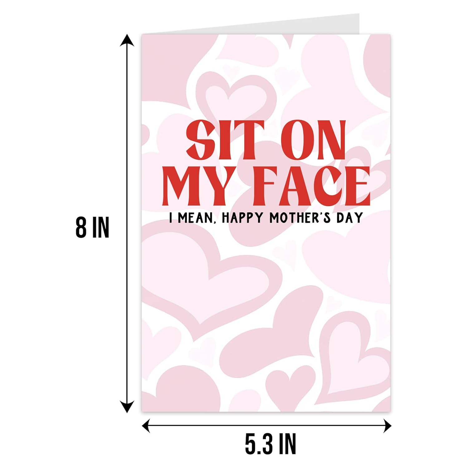 Naughty Mother'S Day Card For Wife, Funny Dirty Mothers Day Card From Husband, Raunchy Sexy Happy Mother'S Day Card Gift For Her, Sit On My Face Card