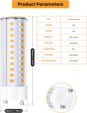 GU24 LED Light Bulbs 2 Pack 10W 3000K Warm White T2 Spiral CFL Replacement Non Dimmable