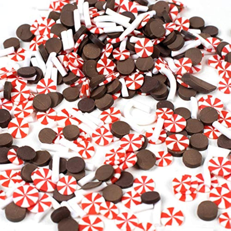 Polymer Clay Chocolate Candy Sprinkles For Fake Dessert Cake Decor, Decoden Ph