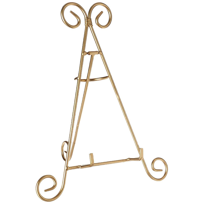 Decorative Tabletop Easel: Gold, 12 Inches