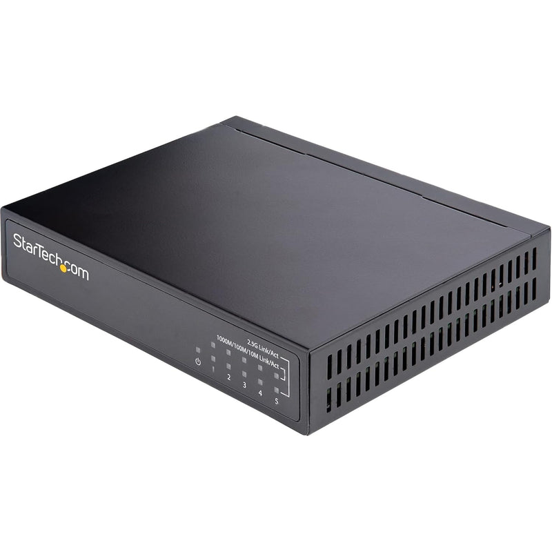 StarTech.com Unmanaged 2.5G Switch - 5 Port Gigabit Switch - 2.5GBASE-T Unmana