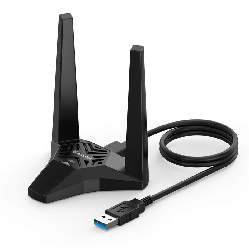 Wavlink USB 3.0 WiFi Adapter for PC, AC1300 Dual Band 5GHz+2.4GHz Wireless Net