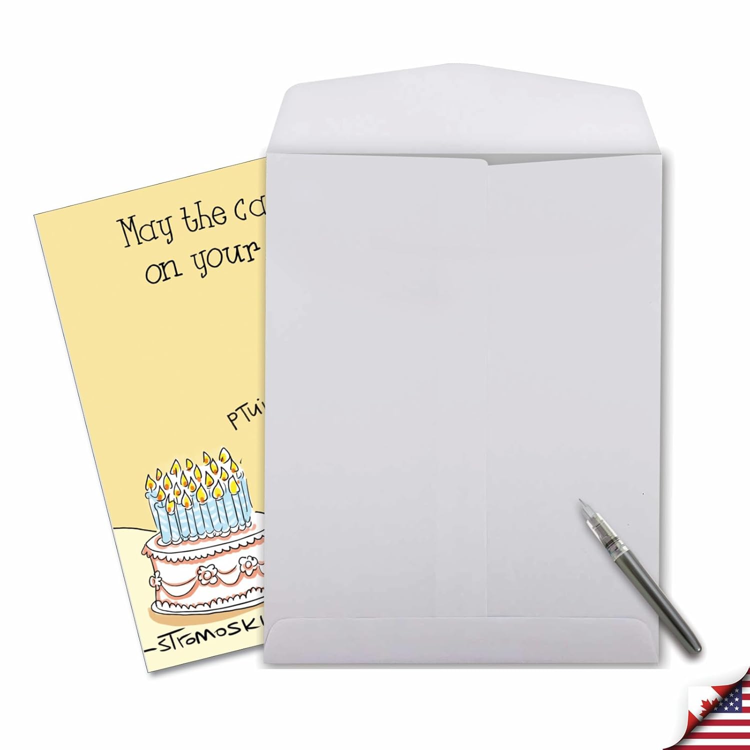 - 1 Jumbo Funny Card For Birthdays (8.5 X 11 Inch) - Cartoon Joke, Humor Bday Card With Envelope - Gray Pubes J1377