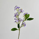 5Pcs Artificial Lilac Flowers 15" Fake Purple Silk Delphinium Antirrhinum For Vase Bouquets Floral Arrangement Home Office Wedding Decoration.(Purple)