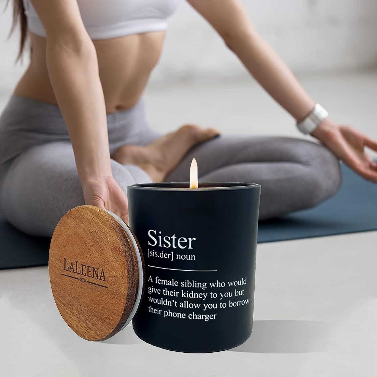 Candle Gifts For Sisters, Friends And Family - Large Scented Soy Candle - Luxury Candles For Home - Birthday Gifts For Friends, Sisters And Family (Lavender, 14 Oz)