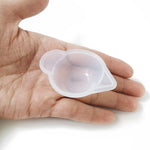20Pcs Silicone Mold Cup Dispenser, Small Silicone Cups,Resin Mold Mini Measuring Cup, Color Modulation Tools For Diy Epoxy Resin Craft