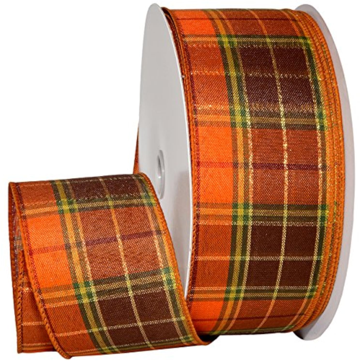 Fall Harvest Fall Harvest Ribbon, Orange, 2-1/2" X 50 Yd