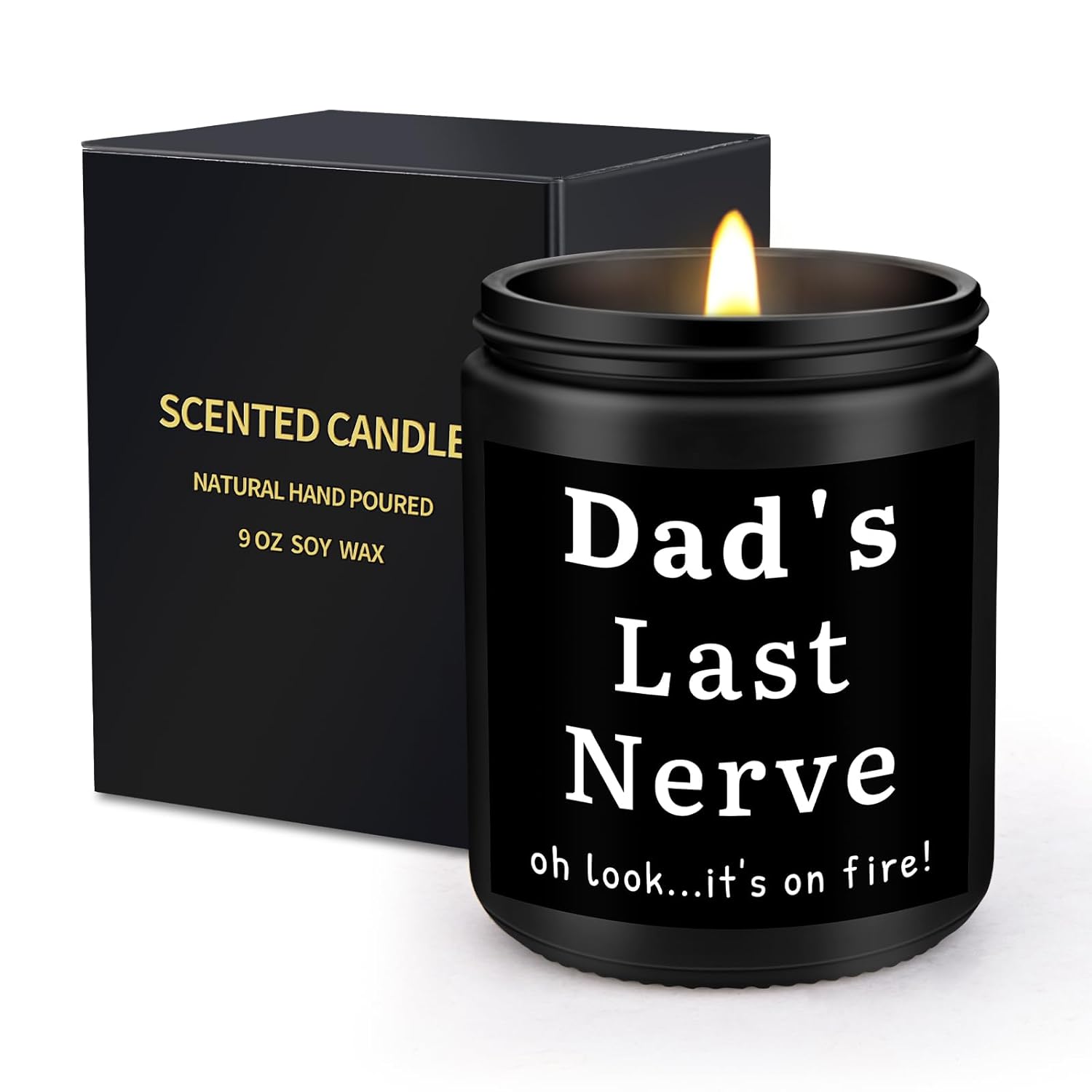 Candle | Father'S Day, Birthday & Grandpa Day Gift | Scented Candle For Men | Sandalwood, Vanilla & Sage