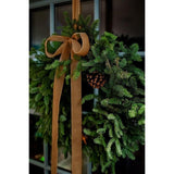 Copper Velvet Ribbon 1'' 25 Yards For Christmas Tree, Gift Wrapping, Flower Bouquet, Wreath Decorations, Bow Making