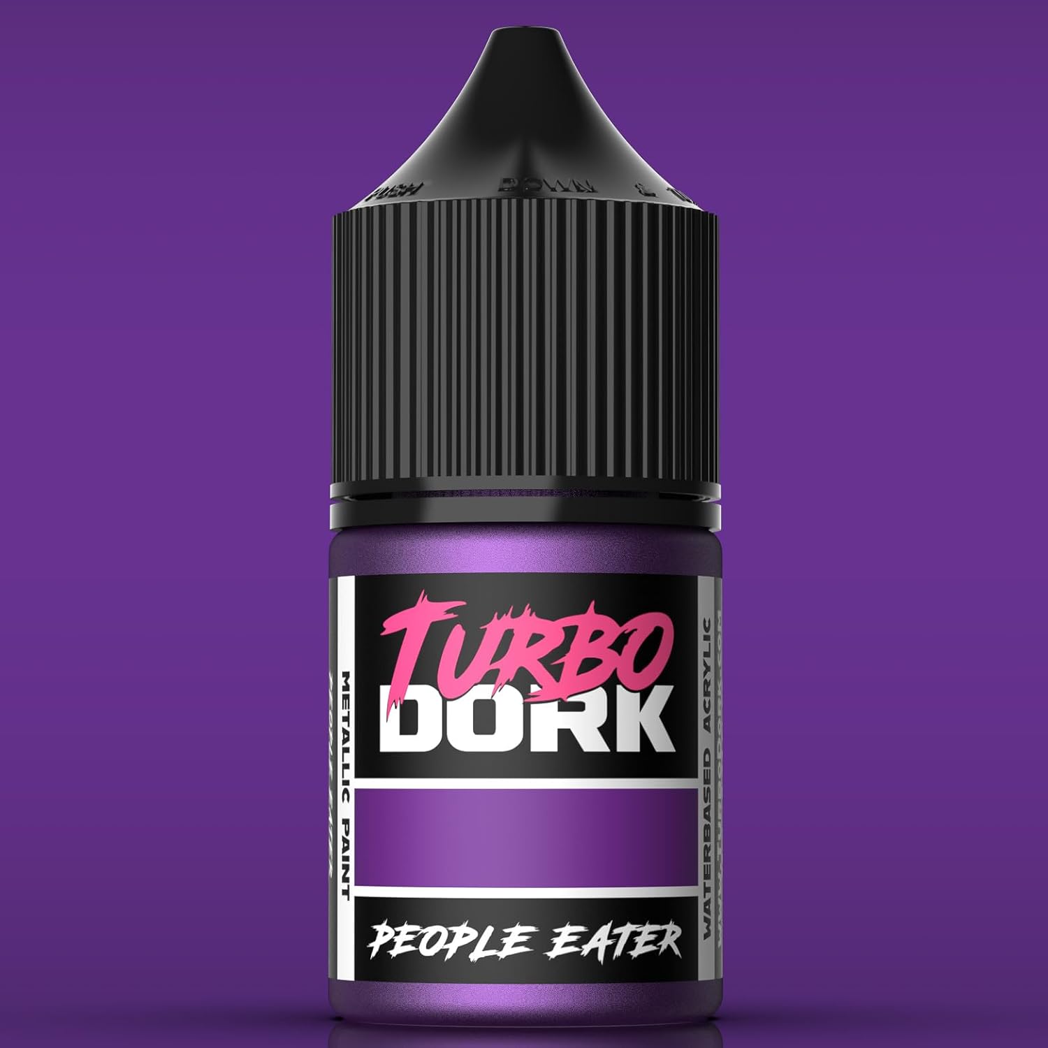 People Eater Metallic Acrylic Paint 22Ml Bottle - Water-Based Non-Toxic Metallic Finish Paint