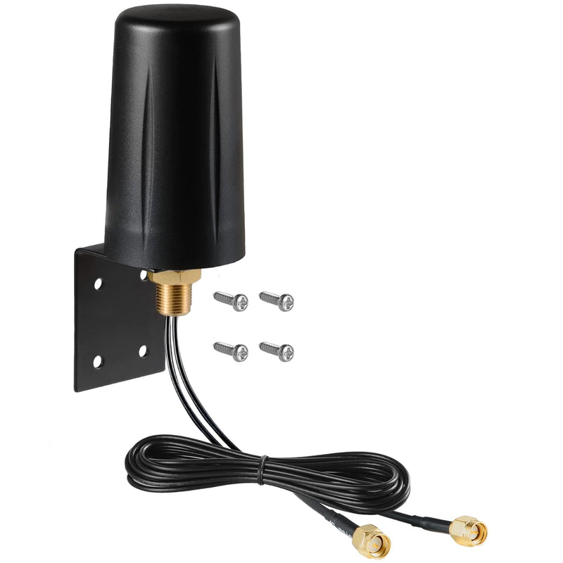 Waterproof 5Dbi 3G 4G/Lte 2X2 Mimo Low Profile Omni-Directional Antenna With 1