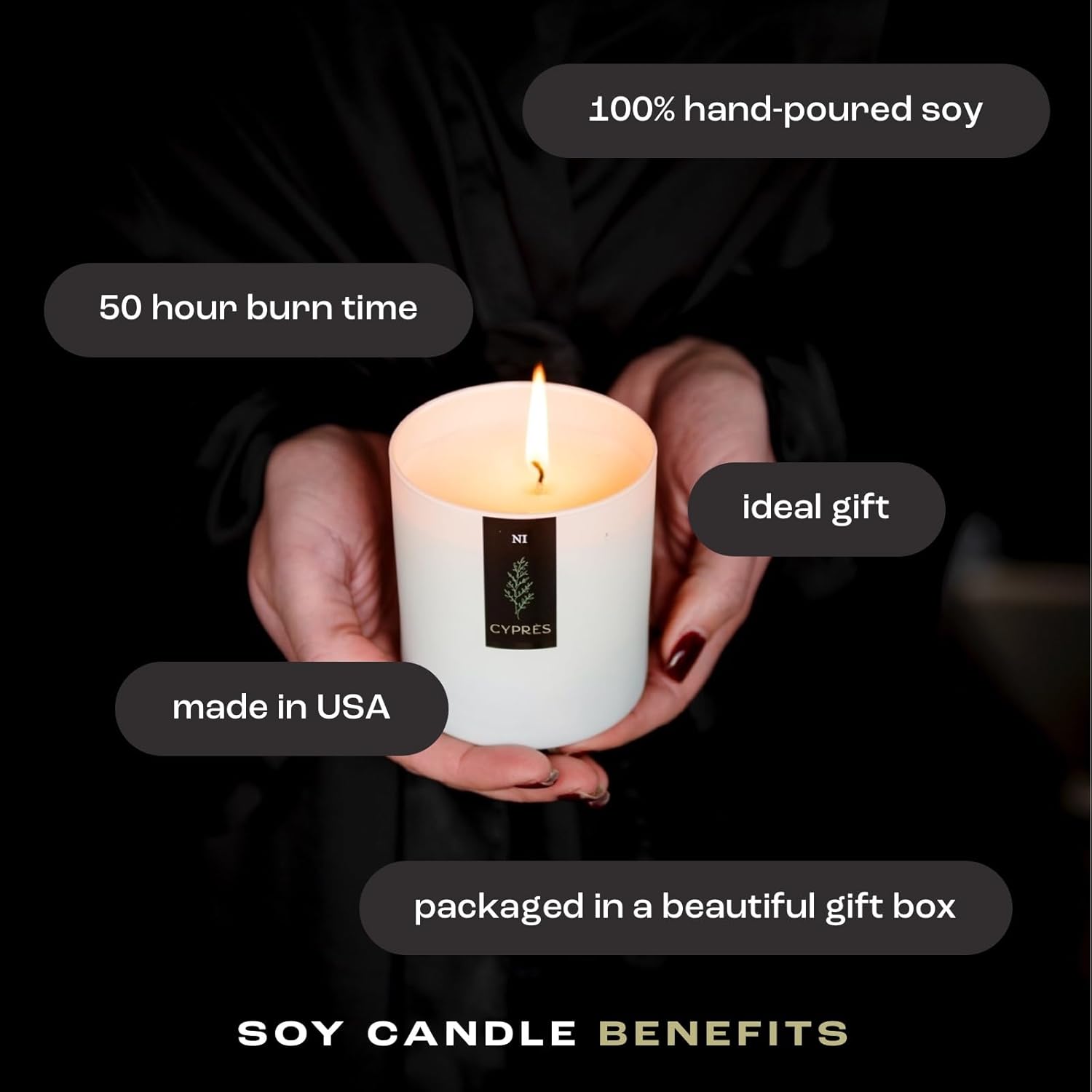 Cypres Soy Candle 8Oz