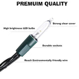 Battery Operated Christmas Lights, 2 Pack Total 32Ft 100Led Clear Mini String Lights Waterproof With 8 Modes For Xmas In