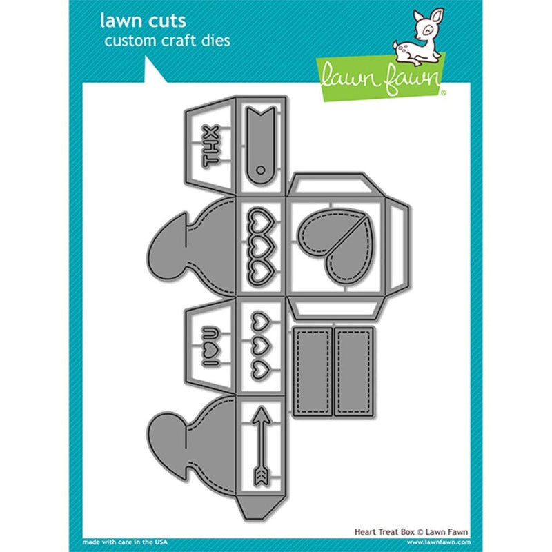 Lawn Cuts Custom Craft Die-Heart Treat Box