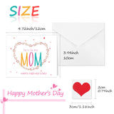 36 Pcs Mother'S Day Greeting Cards With Envelopes,6 Assorted Unique Designs For Mother'S Day