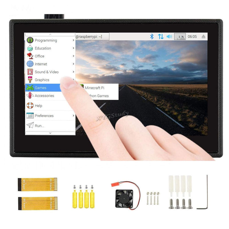 4.3Inch Raspberry Pi Ips Lcd Capacitive Touch Display Screen 800×480 Ips Wide