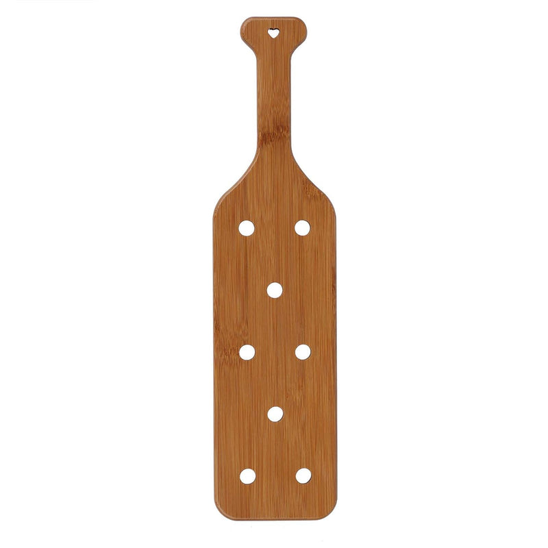 Bamboo Paddle 16Inch - Lightweight Durable Smooth Paddle With Airflow Holes