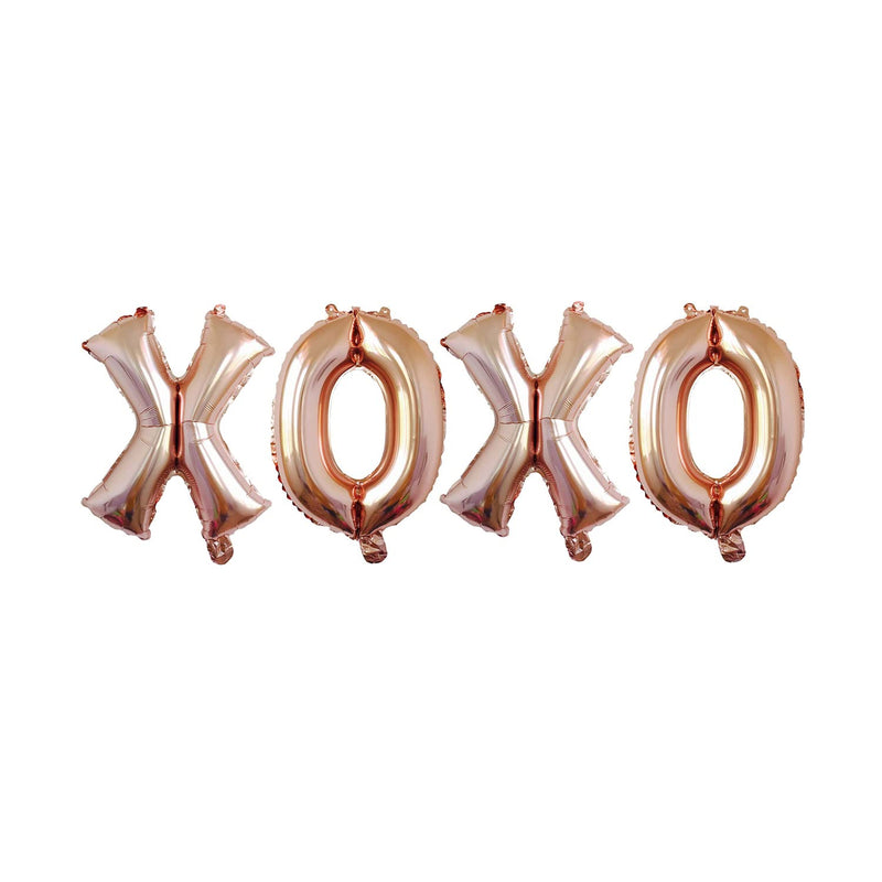 16 Inch Xoxo Balloons,Valentines Day Mylar Foil Letter Balloons Banner