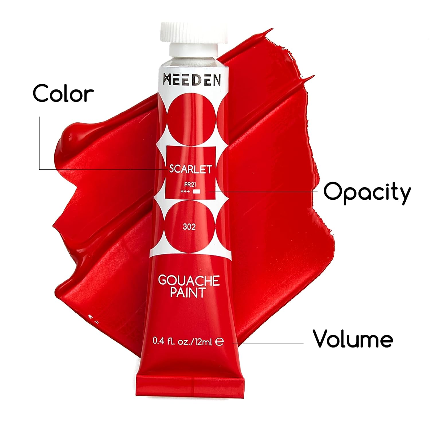 Gouache Paint Set, Non-Toxic 24 X 12Ml/0.4Oz Water-Based Gouache Tubes Paints For Canvas & Paper, Art Supplies For Artist, Adults, Beginners