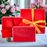 Red Wrapping Paper Roll - 17.5 Inch X 32.8 Feet - Gift Wrapping Paper For Party, Baby Shower, Holiday, Wedding, New Year, Xmas, Valentine'S Day, Birthday