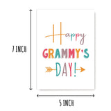 Greeting Card For Grammy Or Grandma. Premium 5 X 7 Inches Birthday Or Mother'S Day Card. Includes Envelope.