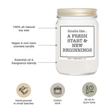 You Nique Designs New Home Candle 8 Oz - New Job Gifts For Women, Get Well, Divorce Candle, Break Up, Housewarming Candles, Housewarming Gift, New Beginnings Gift (Lavender & Vanilla)