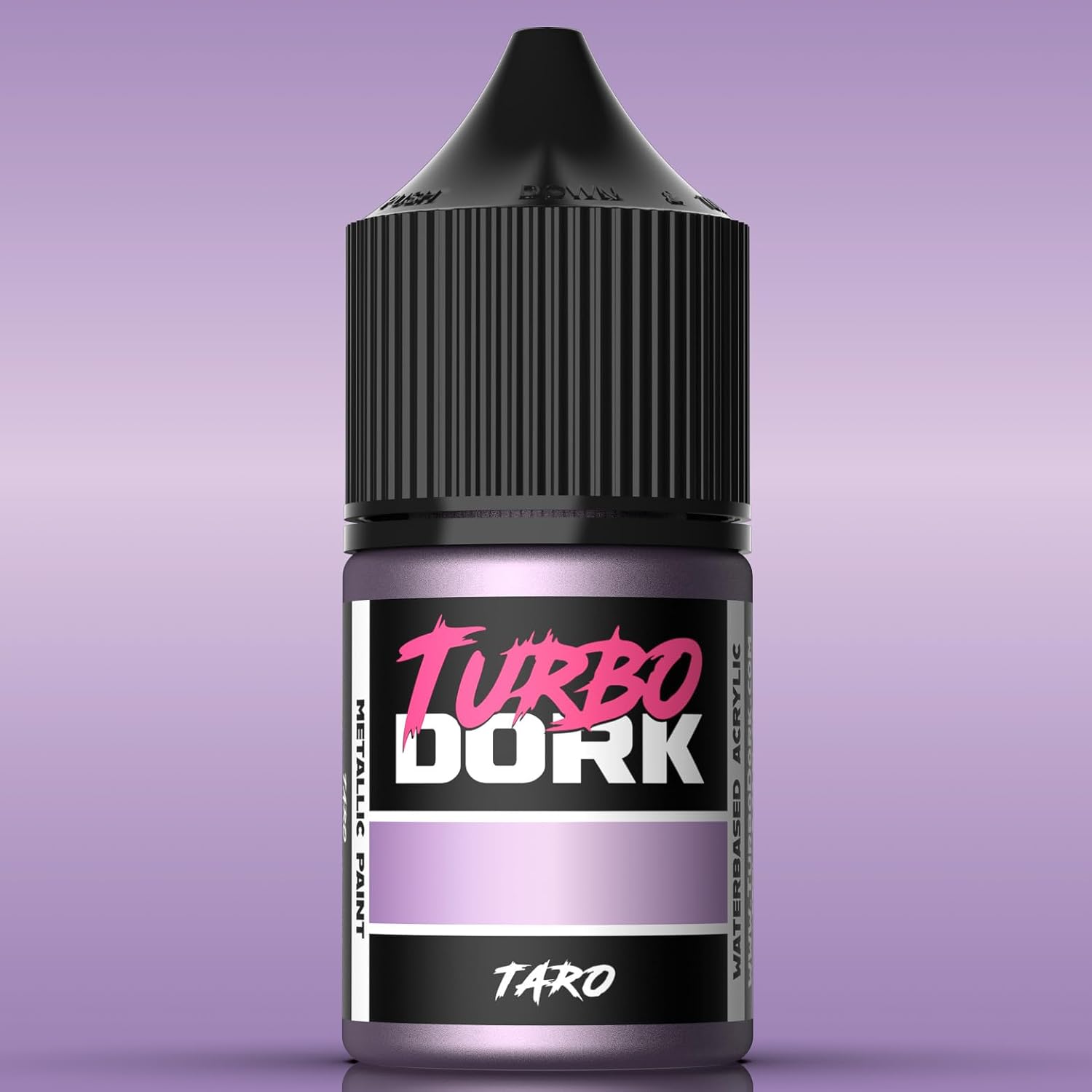 Taro Metallic Acrylic Paint 22Ml Bottle - Water-Based Non-Toxic Metallic Finish Paint