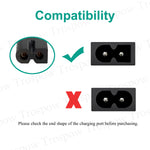 8.2Ft Power Cord Replacement For Brother Cs6000I Cs8000 Cs8060 Se-400 Es2000 White Baby-Lock Viking Pfaff Bernina Singer 5400 6180 6199 6160 Sewing Machine 2 Prong Power Cord Cable