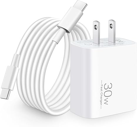 30W USB C Fast Charger with 6FT USB C Cable for Google Pixel 10 9 8 7 6 5 Fast Wall Charger