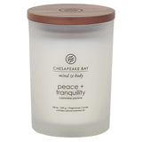 Chesapeake Bay Candle Scented Candles, Serenity + Calm (Lavender Thyme) & Peace + Tranquility (Cashmere Jasmine), Medium (2-Pack)