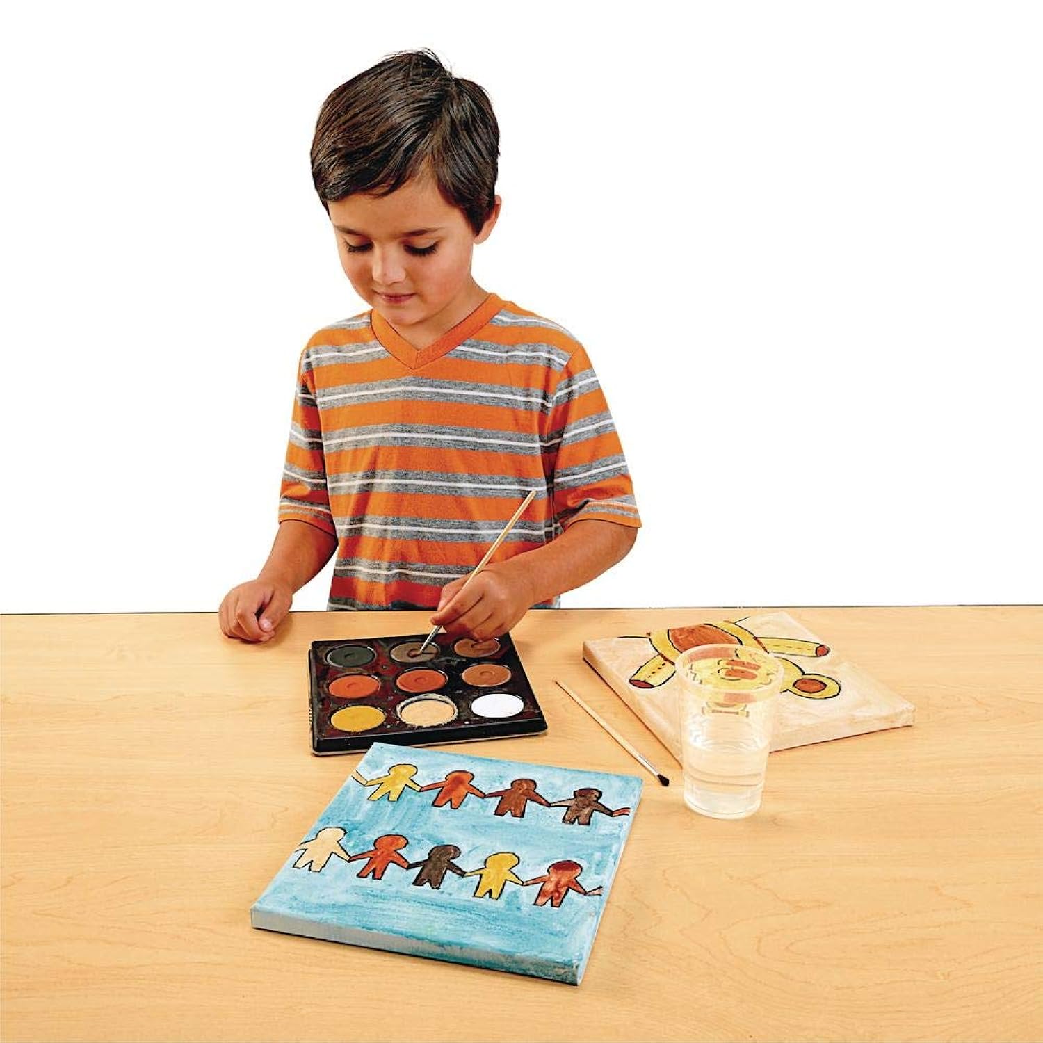 Jack Richeson Mini Tempera 9 Color Multicultural Set in A Tray