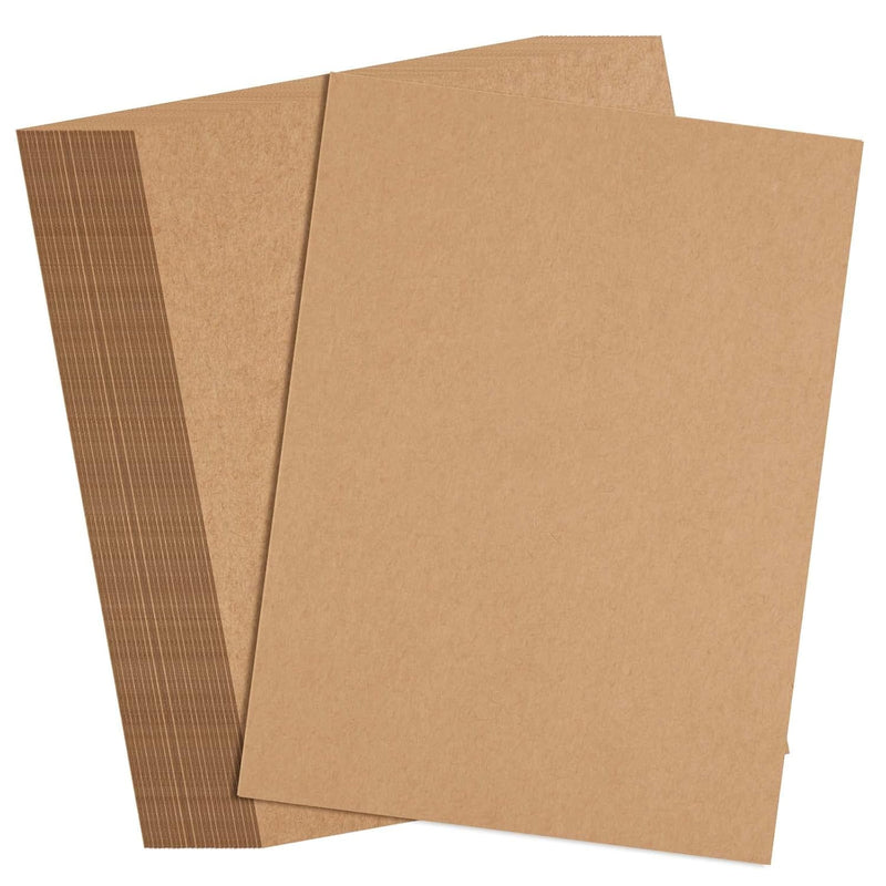 100 Sheets Kraft Paper Brown Kraft Printer Paper 8.5 X 11 Inches Letter Size C