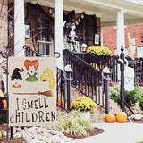 I Smell Children Halloween Garden Flag 12x18 Burlap Ghost Sanderson Sisters Decor
