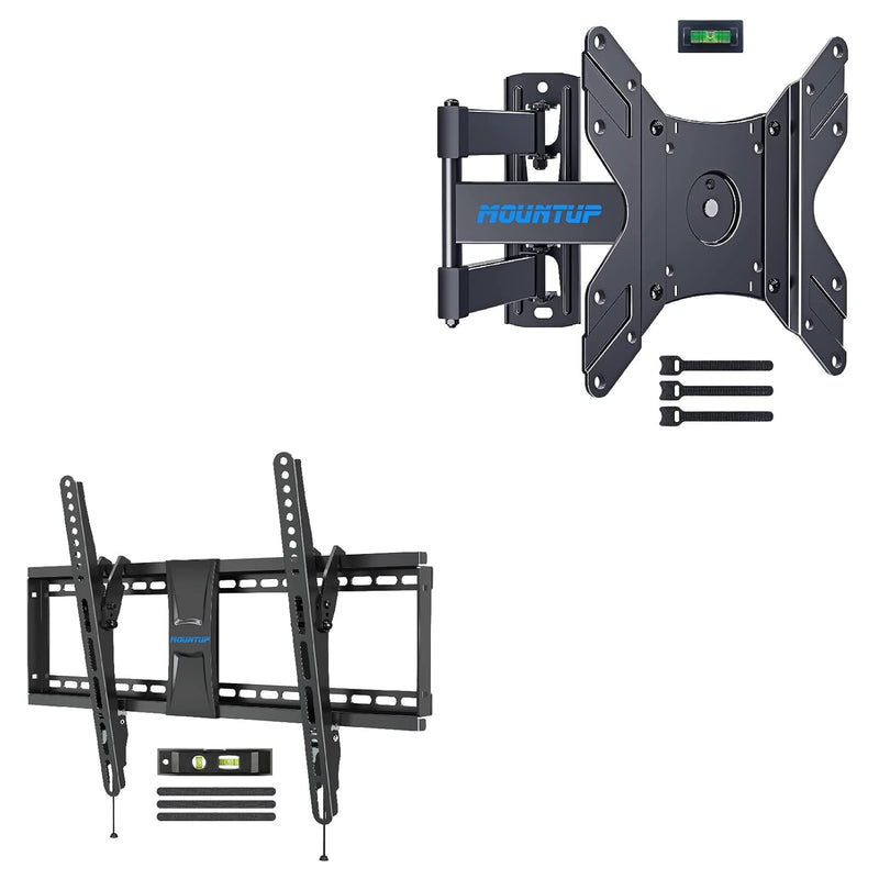 Mu0008 Tilting Tv Wall Mount & Mu0029 Full Motion Tv Wall Mount Bundle