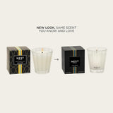 Scented Classic Candle, Amalfi Lemon & Mint - 8.1 Oz - Up To 60-Hour Burn Time - Reusable Glass Vessel