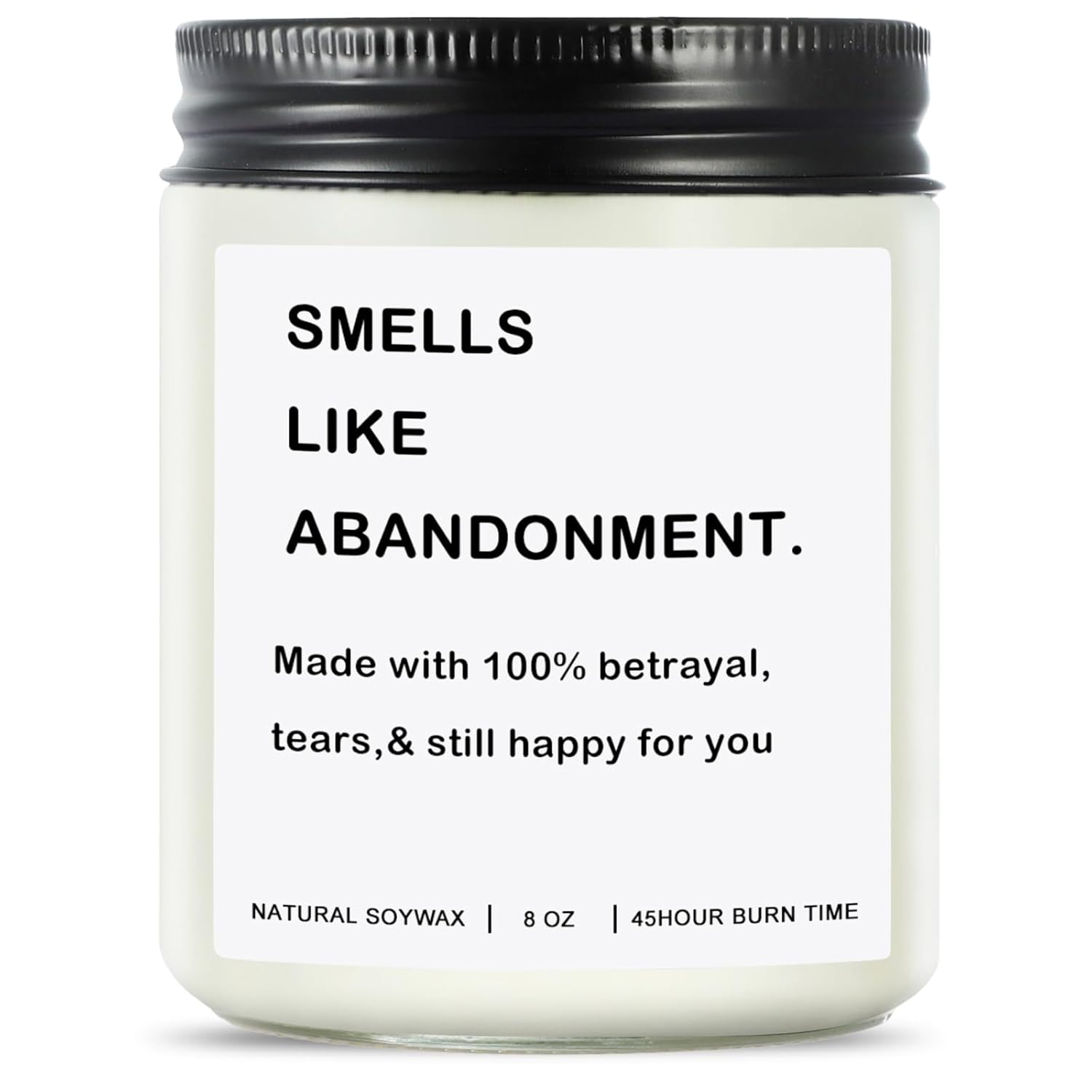 Scented Jar Candle, Coworker Leaving Gifts For Women/Men, Goodbye/Going Away/Farewell/Moving Away Gifts For Friends, Leaving Job, 8Oz