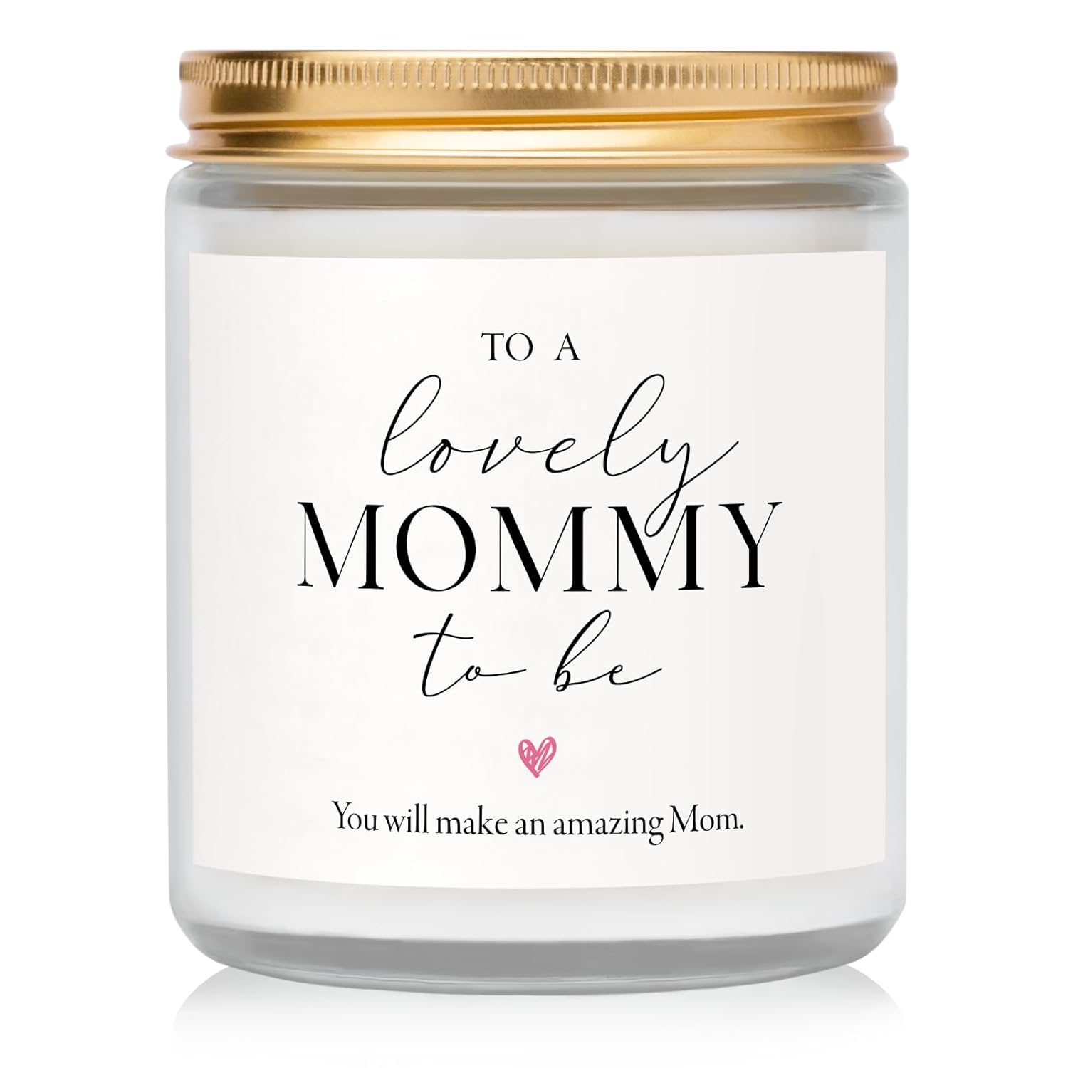 Mom To Be Gift, Pregnancy Gifts For Expecting Moms - Vanilla Scented Candle, Lovely New Mommy Gift, Expecting Mom Gifts, Mothers Day Present
