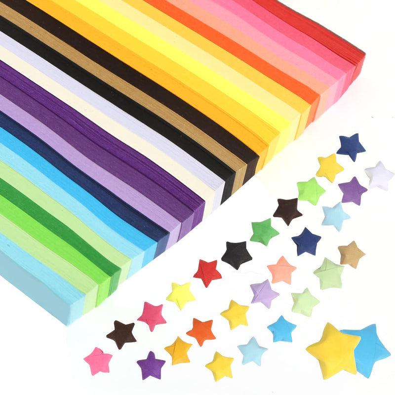 2700 Sheets Origami Star Paper, Star Paper Strips Diy Crafts Paper Art Craftin