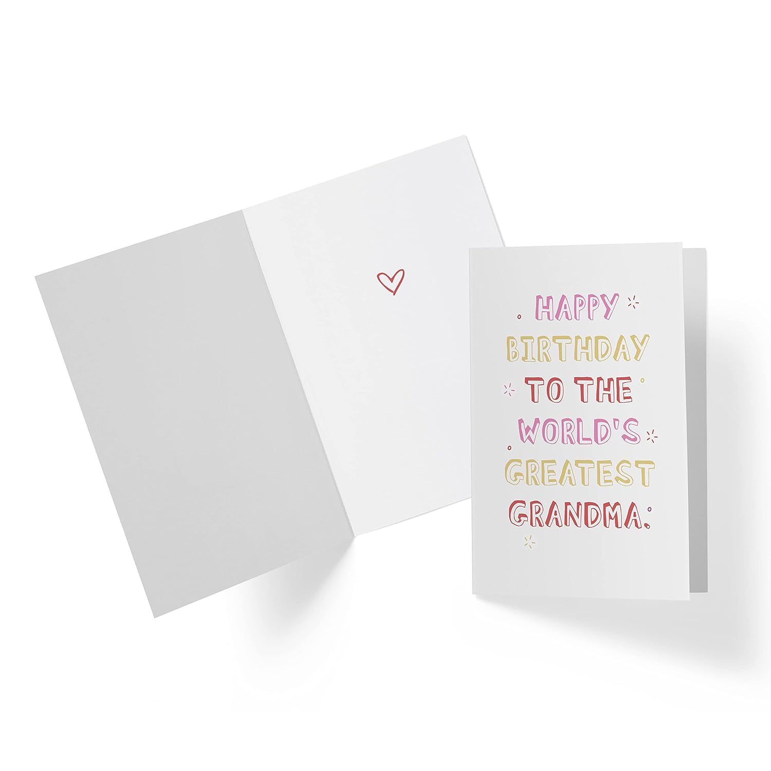 Funny Birthday Card For Grandmother, Her – Grandson And Granddaughter – Anniversary Card For Coworkers, Family, Friends – With Envelope (Greatest Grandmother)