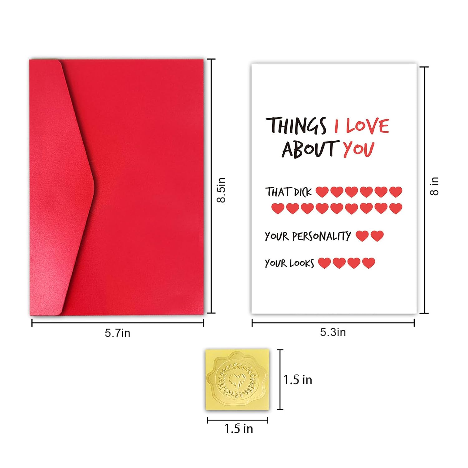 Hilarious Boyfriend Valentines Day Card, Funny Valentines Day Card For Men, Happy Valentines Day Card For Husband Him, Love About You
