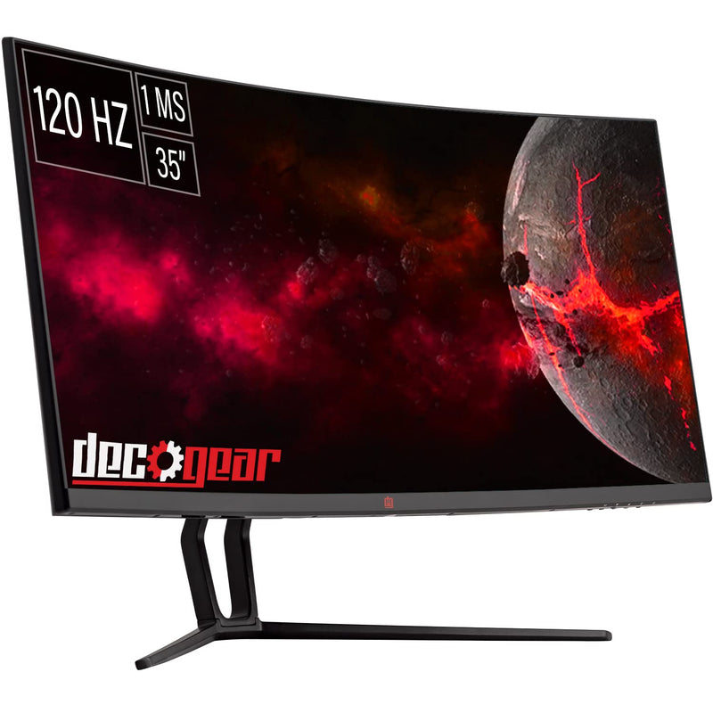 35” Curved Gaming Ultrawide Monitor, 3440X1440, 120Hz, 1Ms Mprt, 21:9, 99% Srg