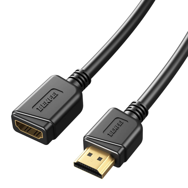 BENFEI Male to Female HDMI Extension Cable, 3 Feet HDMI Extender